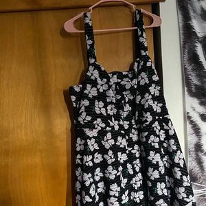 Floral print skater dress